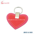 Custom Leather Heart Key Chain Wholesale